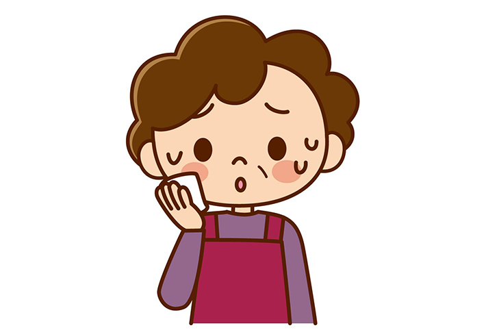 高齢女性イラスト